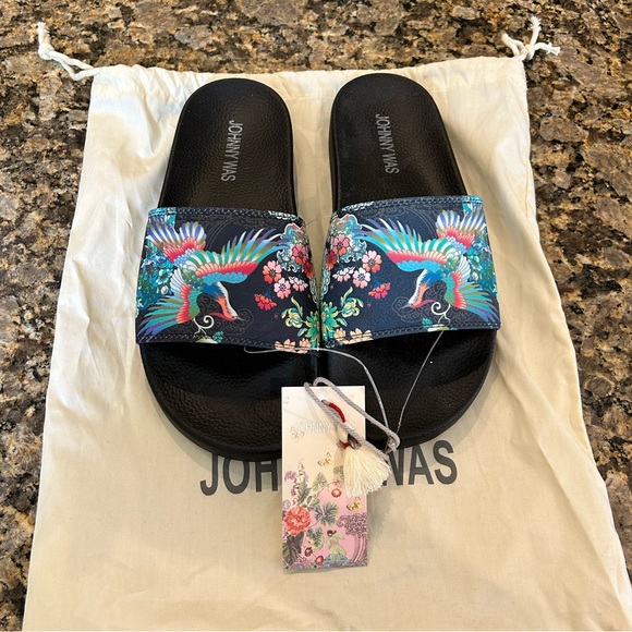Johnny Was Shoes Johnny Was Dreamer Pool Slides Sz6 Poshmark